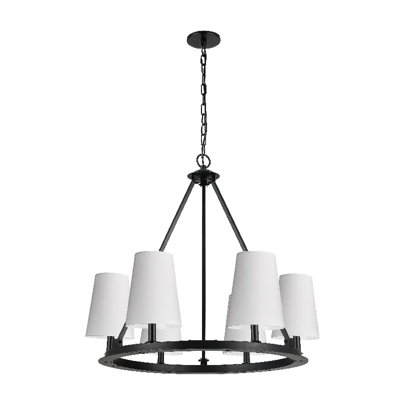Industrial Iron Chandeliers for Loft - Inspired SpacesIndustrial Iron Chandeliers for Loft - Inspired SpacesColby 6-Light Chandelier