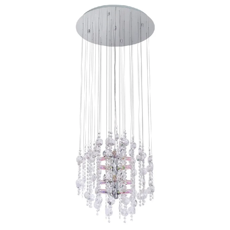 French Country Chandeliers with a Romantic AuraFrench Country Chandeliers with a Romantic AuraEglo Alexandria Chrome Crystal Strand Chandelier
