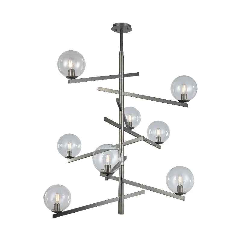 Chandeliers with Dimmable Lights for Ambiance ControlChandeliers with Dimmable Lights for Ambiance ControlGlobes of-Light 42" Wide 8-Light Chandelier