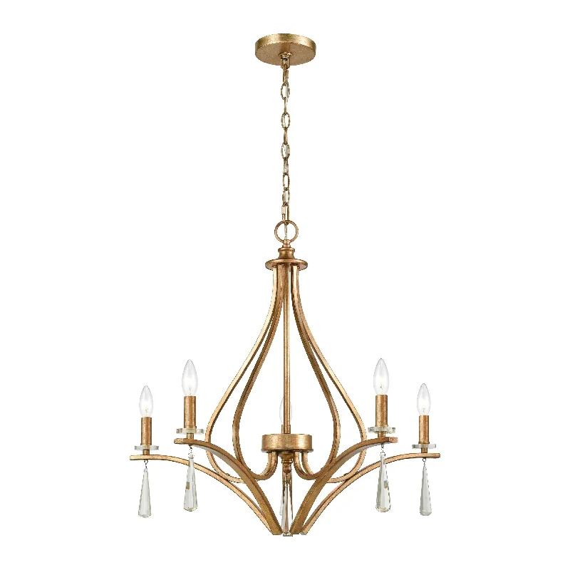 Chandeliers with Dimmable Lights for Ambiance ControlChandeliers with Dimmable Lights for Ambiance ControlKatania 27" Wide 5-Light Chandelier