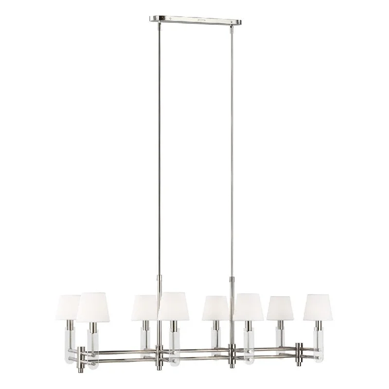 Chandeliers with Metal Frames in Black FinishChandeliers with Metal Frames in Black FinishJake Linear Chandelier