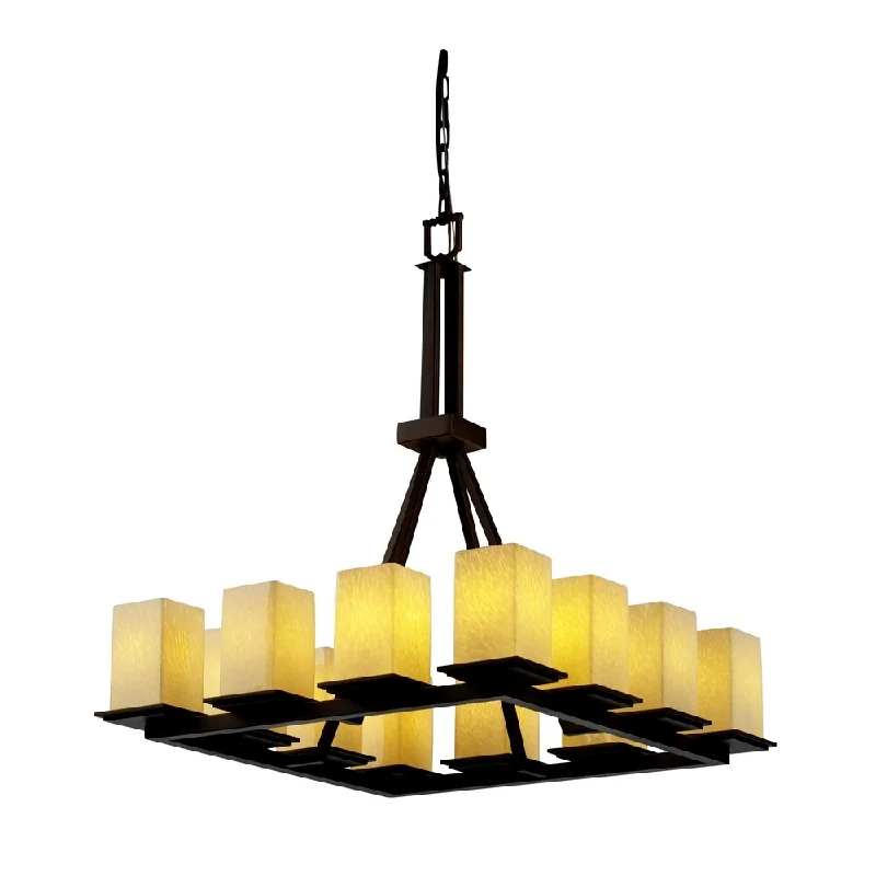 Chandeliers with Venetian Glass for a Luxurious LookChandeliers with Venetian Glass for a Luxurious LookJustice Design Fusion 12-light Montana Ring Chandelier, Droplet