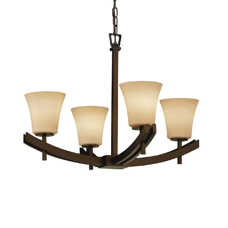 Incandescent Chandeliers for a Warm and Traditional GlowIncandescent Chandeliers for a Warm and Traditional GlowJustice Design Fusion Archway Chandelier Round Flared