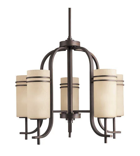 Chandeliers with Metal Frames in Gold FinishChandeliers with Metal Frames in Gold Finish2180OZ - Olde Bronze 5 Light Sombra Chandelier