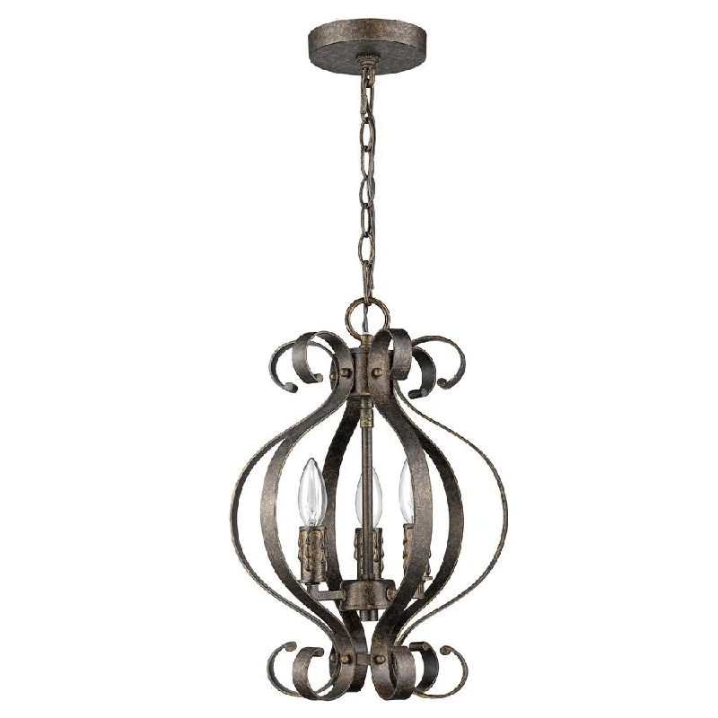 Chandeliers for Living Rooms to Create a Focal PointChandeliers for Living Rooms to Create a Focal PointLydia 3-Light Russet Chandelier With Melted Wax Tapers By Homeroots