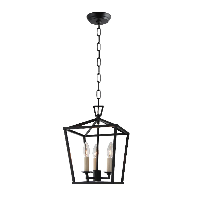 Chandeliers with Metal Frames in Gold FinishChandeliers with Metal Frames in Gold FinishLZ01-3BK