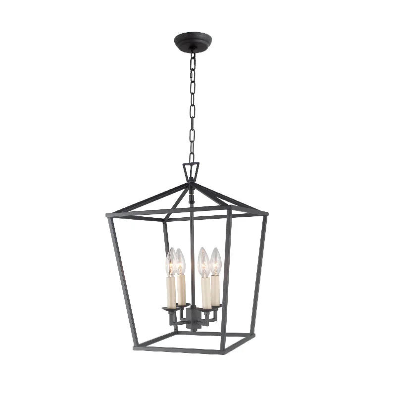 Chandeliers for Low Ceilings to Avoid OvercrowdingChandeliers for Low Ceilings to Avoid OvercrowdingLZ01B-4RI