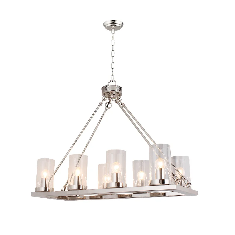 Chandeliers with Clear Crystal for a Sparkling EffectChandeliers with Clear Crystal for a Sparkling EffectLZ10-8N