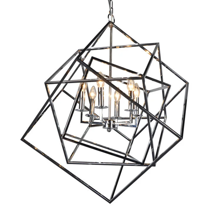 Art Deco Chandeliers for a Retro - Glam LookArt Deco Chandeliers for a Retro - Glam LookLZ20812-6CH