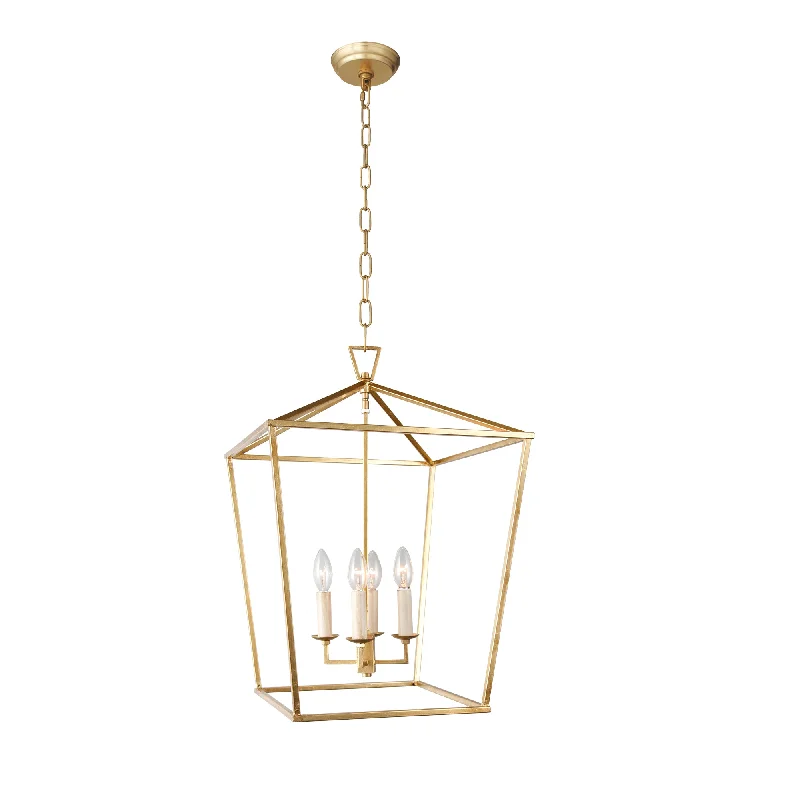 Chandeliers with Metal Frames in Copper FinishChandeliers with Metal Frames in Copper FinishLZ24GF-01B