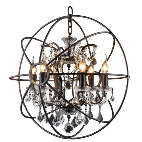 Chandeliers with Metal Frames in Silver FinishChandeliers with Metal Frames in Silver FinishLZ27246