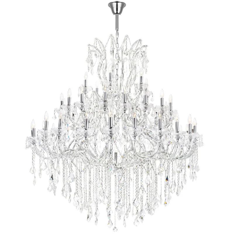 Chandeliers for Low Ceilings to Avoid OvercrowdingChandeliers for Low Ceilings to Avoid OvercrowdingMaria Theresa 49 Light Up Chandelier With Chrome Finish