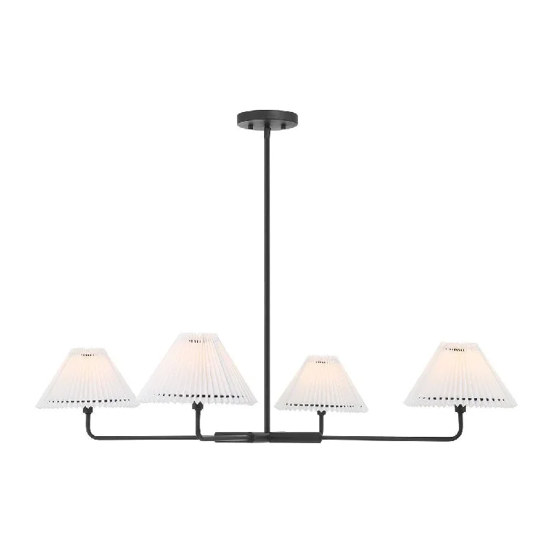Chandeliers with Metal Frames in Bronze FinishChandeliers with Metal Frames in Bronze Finish4-Light Chandelier