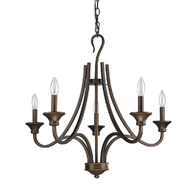 Chandeliers for Dining Rooms to Set the Mood for MealsChandeliers for Dining Rooms to Set the Mood for MealsMichelle 5-Light Oil-Rubbed Bronze Chandelier By Homeroots