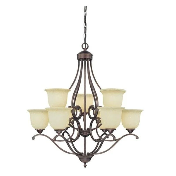 Industrial Iron Chandeliers for Loft - Inspired SpacesIndustrial Iron Chandeliers for Loft - Inspired SpacesMillennium Lighting Courtney Lakes Chandelier - Bronze