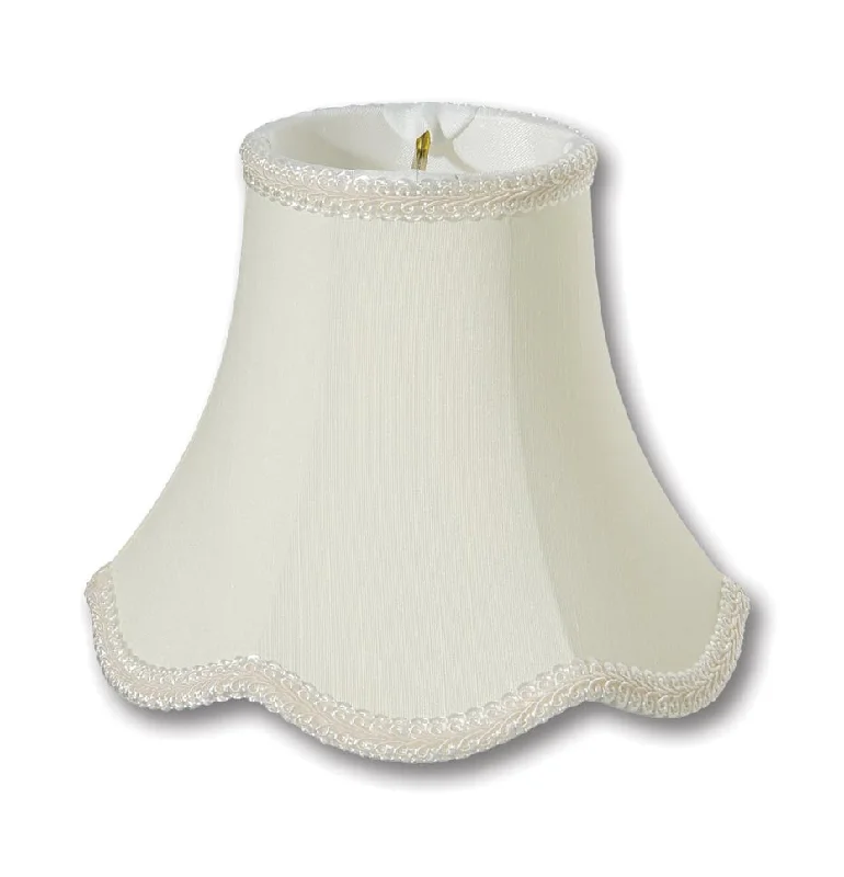 Minimalist Chandeliers for Sleek and Simple InteriorsMinimalist Chandeliers for Sleek and Simple InteriorsMini Scallop Bell Shade- Tissue Shantung