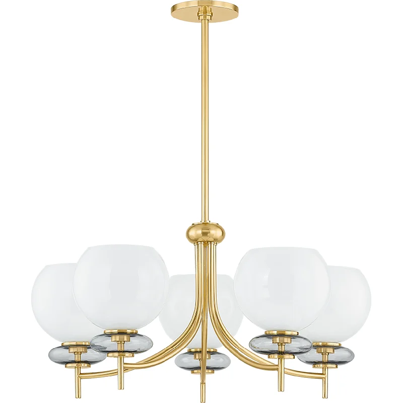 Chandeliers with Candle - Style Bulbs for a Classic AestheticChandeliers with Candle - Style Bulbs for a Classic AestheticAlexia 5-Light Chandelier