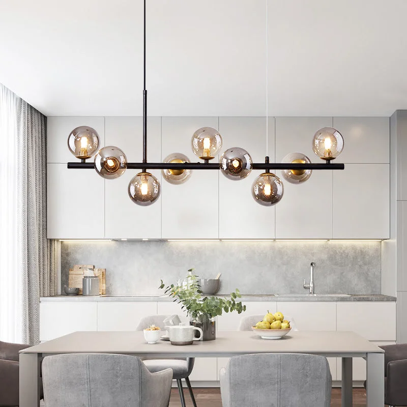 Chandeliers for Low Ceilings to Avoid OvercrowdingChandeliers for Low Ceilings to Avoid OvercrowdingModern Chandelier Nordic Style Glass Globe Cover LED Bulbs