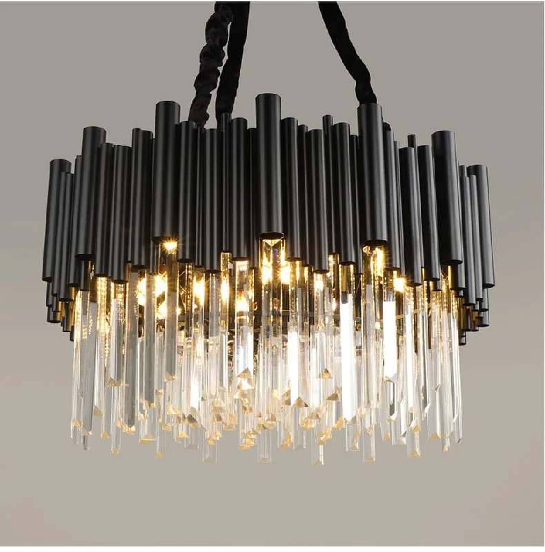 Chandeliers for Dining Rooms to Set the Mood for MealsChandeliers for Dining Rooms to Set the Mood for MealsModern Chandelier Black Metal Paint Crystal Pendants Chandeliers for Dining Rooms to Set the Mood for MealsChandeliers for Dining Rooms to Set the Mood for MealsModern Chandelier Black Metal Paint Crystal Pendants