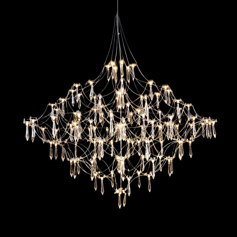 Chandeliers for Dining Rooms to Set the Mood for MealsChandeliers for Dining Rooms to Set the Mood for MealsVcozar-Star Galaxy Modern Chandelier Crystal Pendant For Home Decor