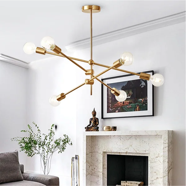 Incandescent Chandeliers for a Warm and Traditional GlowIncandescent Chandeliers for a Warm and Traditional GlowCreative Modern Linear Chandelier For Living Room Bedroom