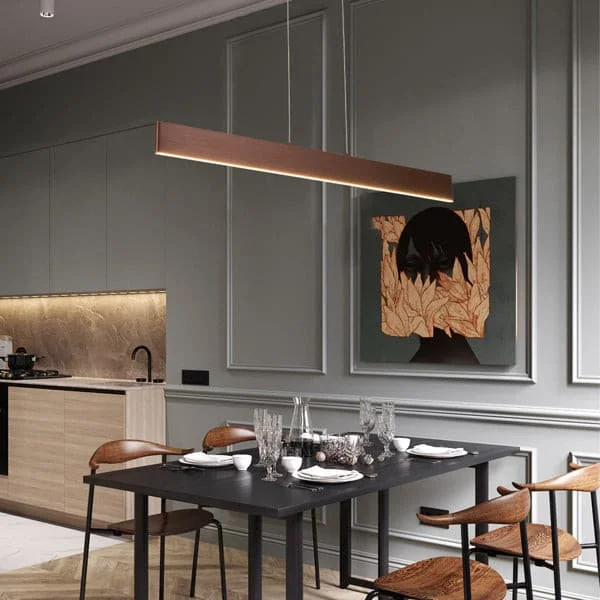 Chandeliers for Low Ceilings to Avoid OvercrowdingChandeliers for Low Ceilings to Avoid OvercrowdingMinimalist Nordic Design Aluminum Linear LED Strip Pendant Light