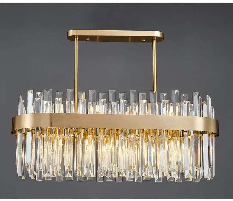 French Country Chandeliers with a Romantic AuraFrench Country Chandeliers with a Romantic AuraModern Oval Shape LED Crystal Chandelier