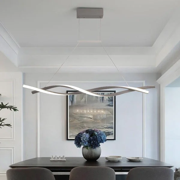 Chandeliers for Dining Rooms to Set the Mood for MealsChandeliers for Dining Rooms to Set the Mood for MealsModern Aluminum Wave Luster Vitalize Chandelier