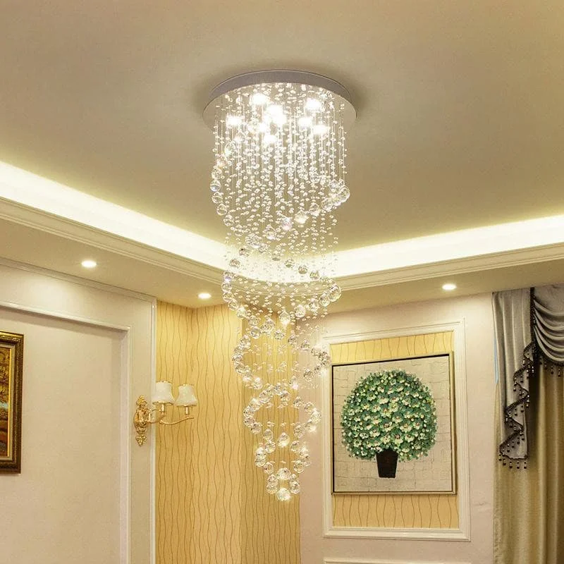 Traditional Brass Chandeliers for Classic InteriorsTraditional Brass Chandeliers for Classic InteriorsLuxury Modern Chandelier Stainless Steel Canopy Crystal Pendants Drops