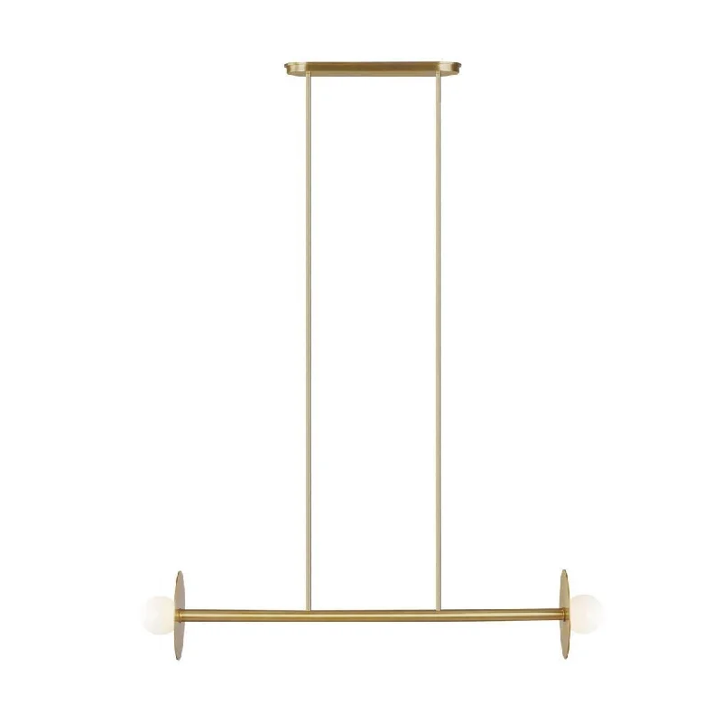 Chandeliers with Adjustable Arms for Directional LightingChandeliers with Adjustable Arms for Directional LightingNodes 2-Light Linear Chandelier