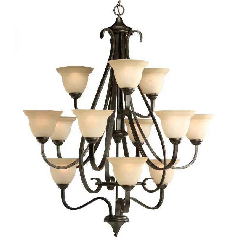 Small Chandeliers for Compact RoomsSmall Chandeliers for Compact RoomsP4419-77 - Forged Bronze 12 Lt. Torino Chandelier Small Chandeliers for Compact RoomsSmall Chandeliers for Compact RoomsP4419-77 - Forged Bronze 12 Lt. Torino Chandelier
