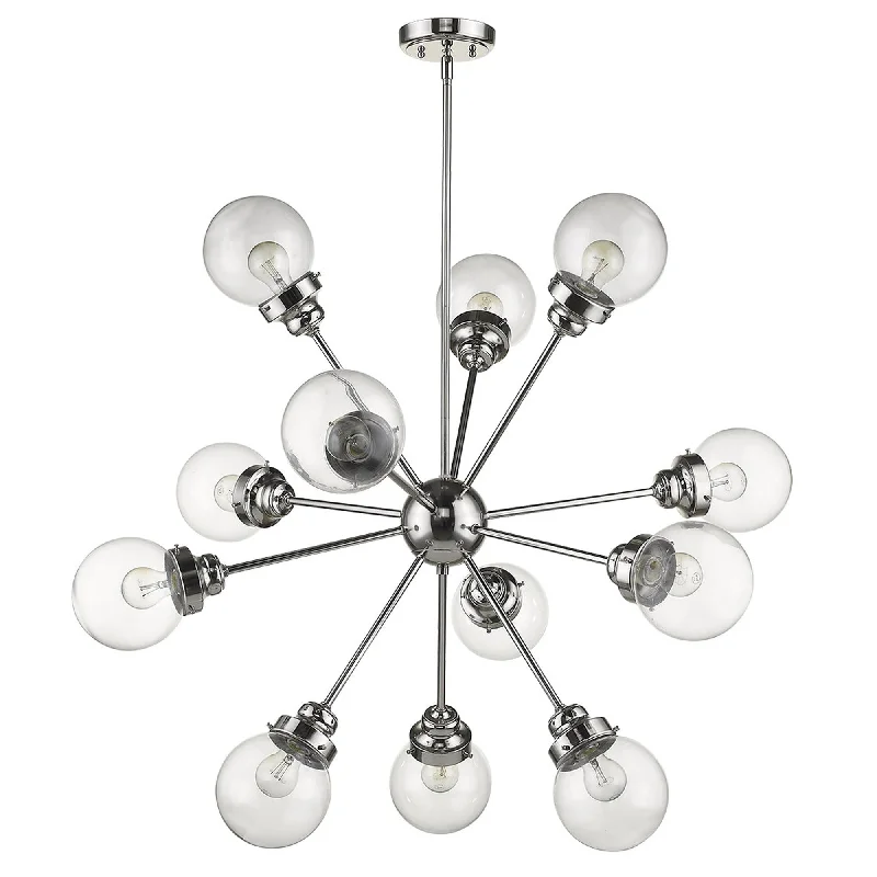 Chandeliers with Candle - Style Bulbs for a Classic AestheticChandeliers with Candle - Style Bulbs for a Classic AestheticPortsmith 12-Light Polished Nickel Chandelier By Homeroots