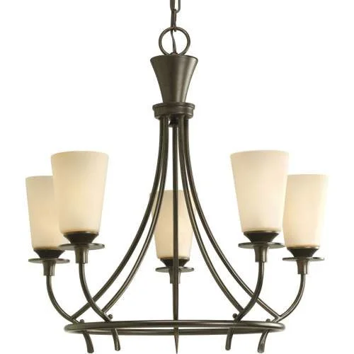 Rustic Wood Chandeliers for Country - Style HousesRustic Wood Chandeliers for Country - Style HousesP4006-77 - Forged Bronze 5 Lt. Cantata Chandelier