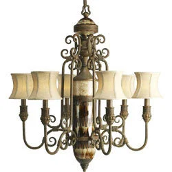 LED Chandeliers for Energy - Efficient LightingLED Chandeliers for Energy - Efficient LightingP4397-111 - Desert Sand 6 Lt. Bella Rustica Chandelier