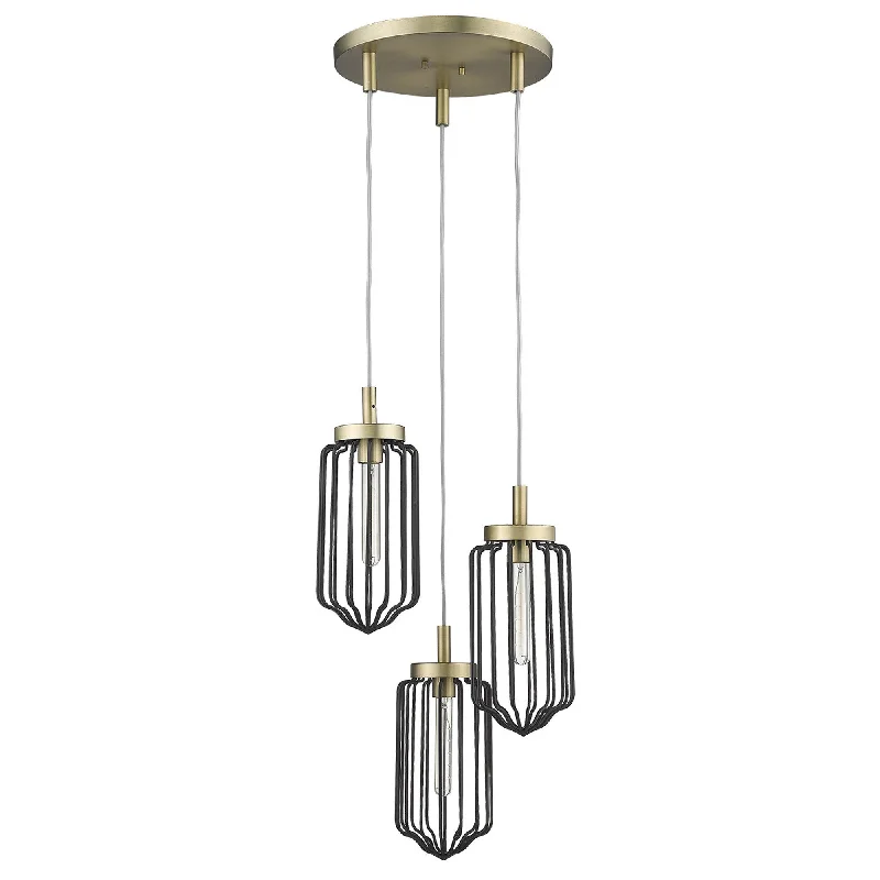 Modern Crystal Chandeliers for Contemporary HomesModern Crystal Chandeliers for Contemporary HomesReece 3-Light Aged Brass Chandelier By Homeroots
