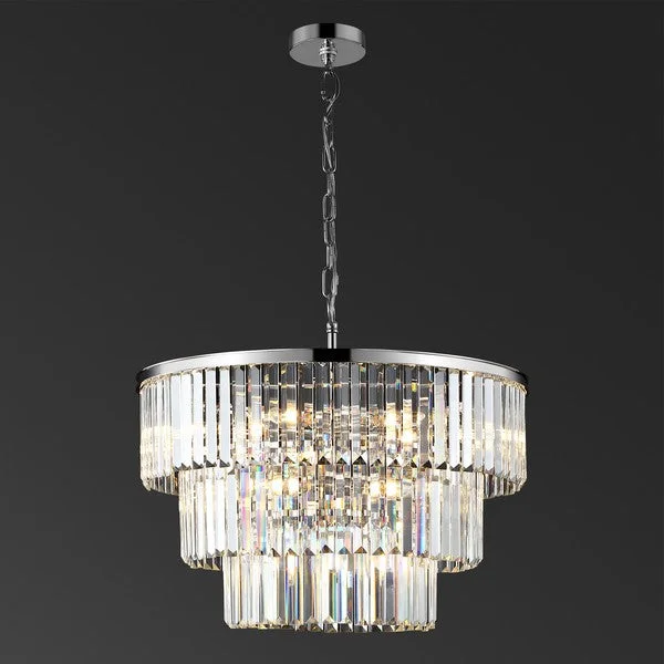 Chandeliers for High Ceilings to Fill Vertical SpaceChandeliers for High Ceilings to Fill Vertical SpaceSafavieh Karissa 3 Tier Chandelier