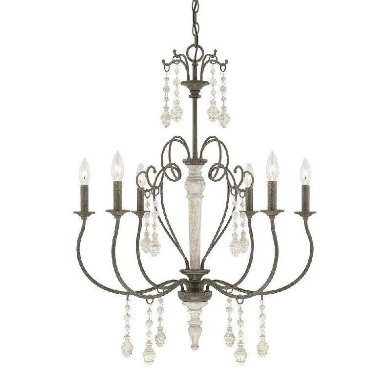 Oversized Chandeliers as a Statement Piece in Living RoomsOversized Chandeliers as a Statement Piece in Living RoomsSofia 6-light French Country Chandelier
