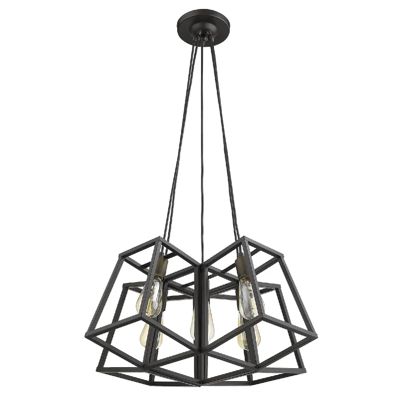 Chandeliers with Murano Glass for a High - End Artistic TouchChandeliers with Murano Glass for a High - End Artistic TouchTiberton 5-Light Oil-Rubbed Bronze Chandelier By Homeroots