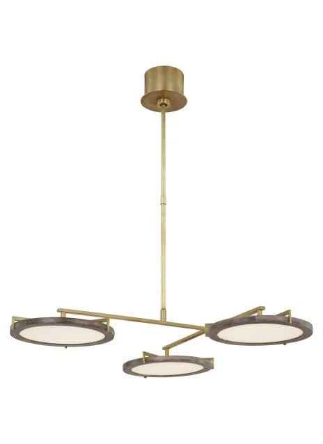 Chandeliers with Metal Frames in Black FinishChandeliers with Metal Frames in Black FinishShuffle LED Chandelier