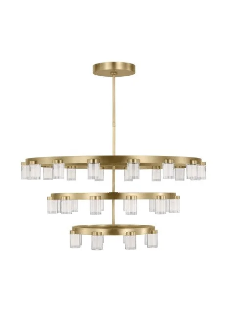 Chandeliers with Frosted Glass for a Softer Light DiffusionChandeliers with Frosted Glass for a Softer Light DiffusionEsfera LED Chandelier