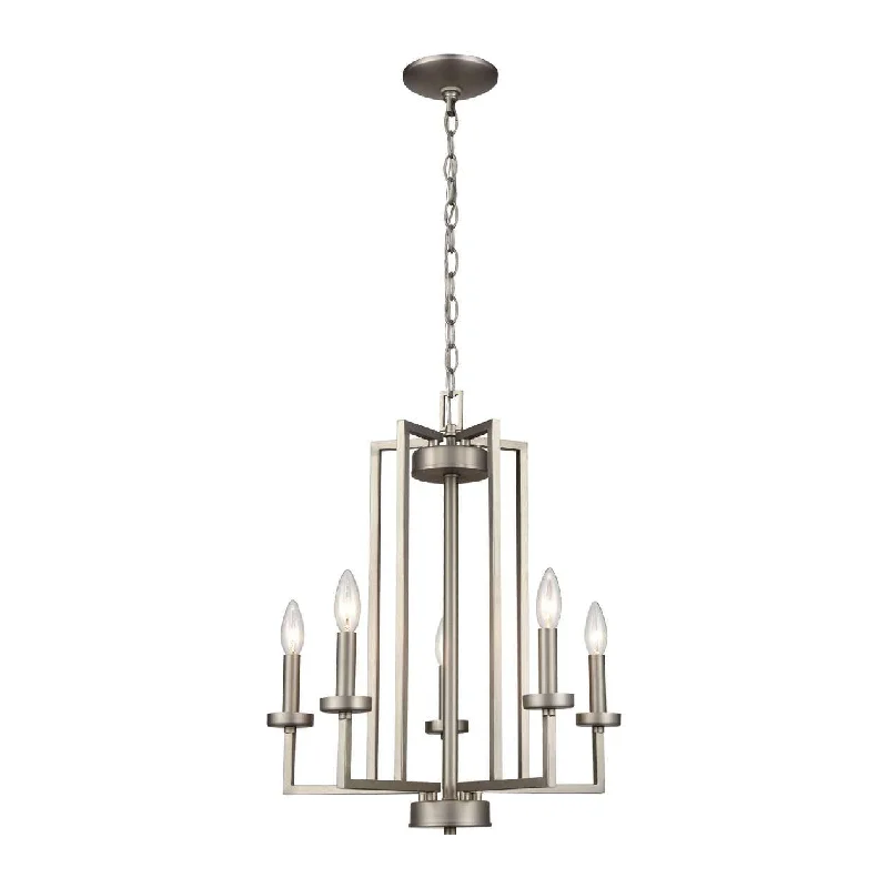 Chandeliers with Dimmable Lights for Ambiance ControlChandeliers with Dimmable Lights for Ambiance ControlWest End 6-Light Chandelier in Brushed Nickel