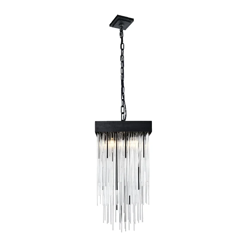 Chandeliers with Metal Frames in Copper FinishChandeliers with Metal Frames in Copper FinishWaterfall Four Light Pendant