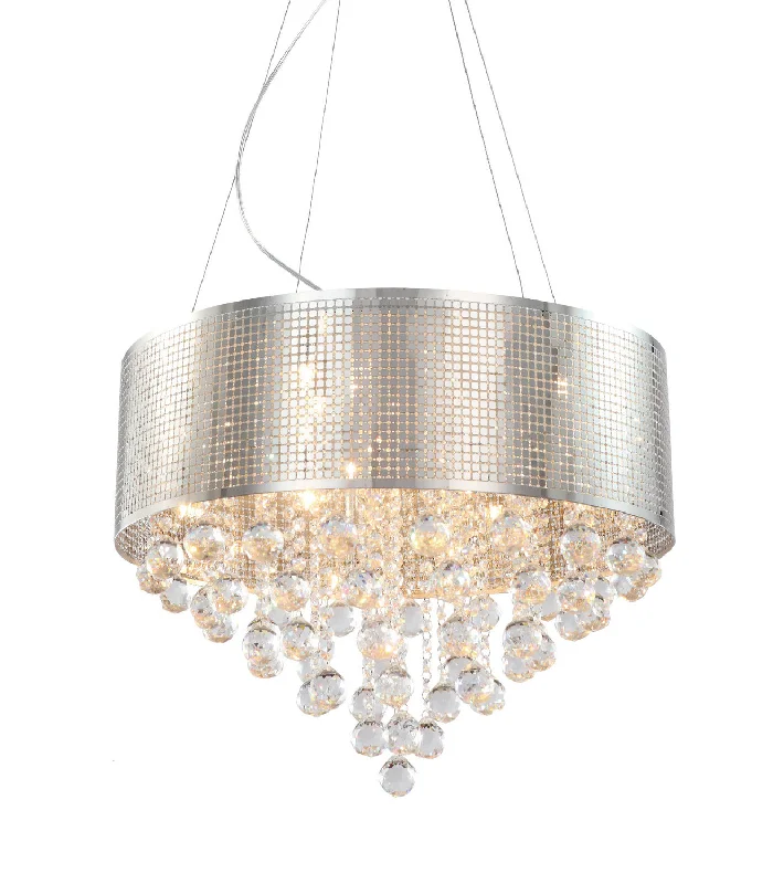 Japanese - Inspired Ceiling Lights with Shoji - Screen - like DiffusersJapanese - Inspired Ceiling Lights with Shoji - Screen - like DiffusersBethel International Pendant GL65 Pendant Light - Chrome