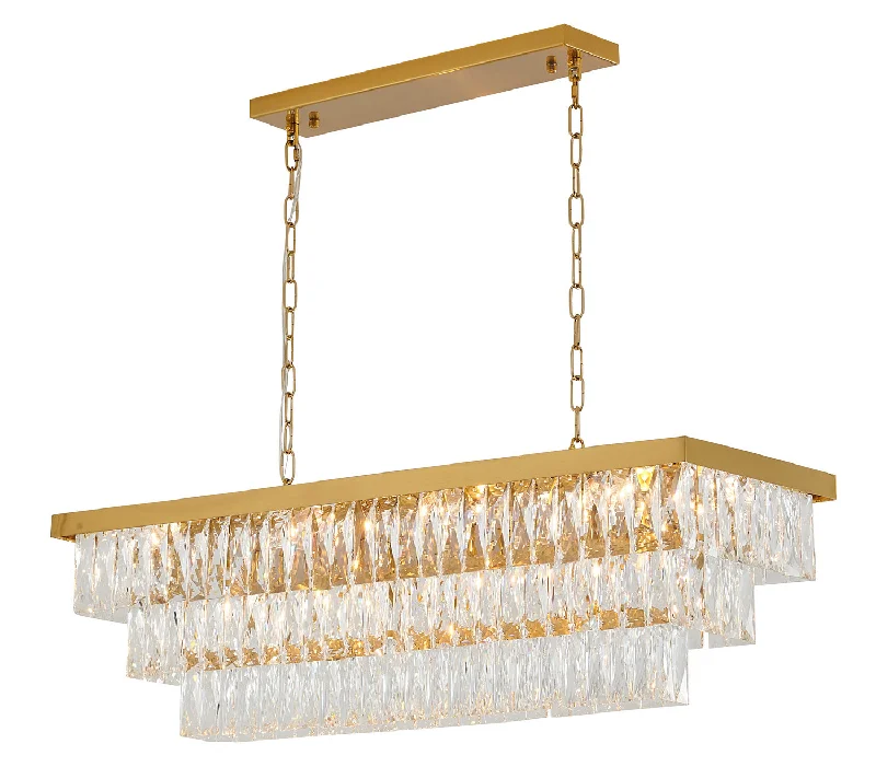 Art Deco Ceiling Lights with Geometric Patterns and Metallic FinishesArt Deco Ceiling Lights with Geometric Patterns and Metallic FinishesBethel International LA36C38G Pendant Light - Satin Brass