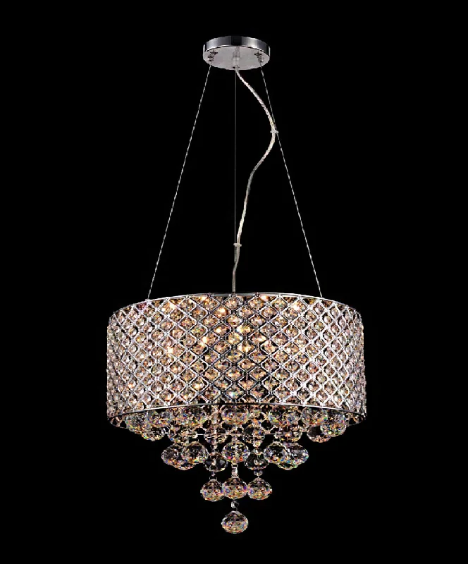 Scandinavian Style Ceiling Lights with Light Wood AccentsScandinavian Style Ceiling Lights with Light Wood AccentsBethel International LD03CRL Pendant Light - Chrome