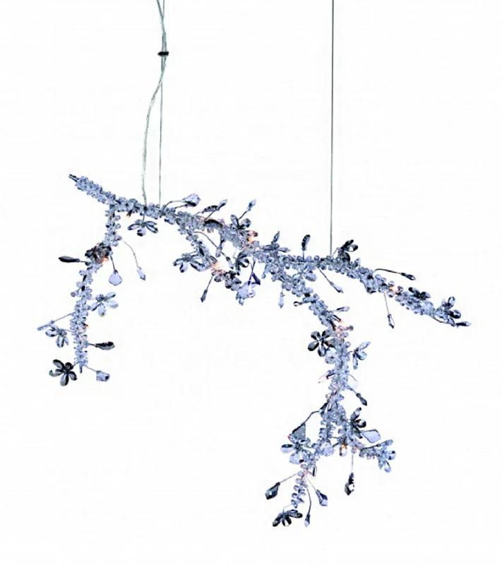 Glass Ceiling Lights with Frosted, Colored, or Etched GlassGlass Ceiling Lights with Frosted, Colored, or Etched GlassBethel International LX9904 Pendant Light - Smoke & Clear