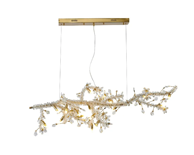 Gothic Ceiling Lights with Dark Metalwork and Pointed ArchesGothic Ceiling Lights with Dark Metalwork and Pointed ArchesBethel International LX9905BRZ-G9 Pendant Light - Gold