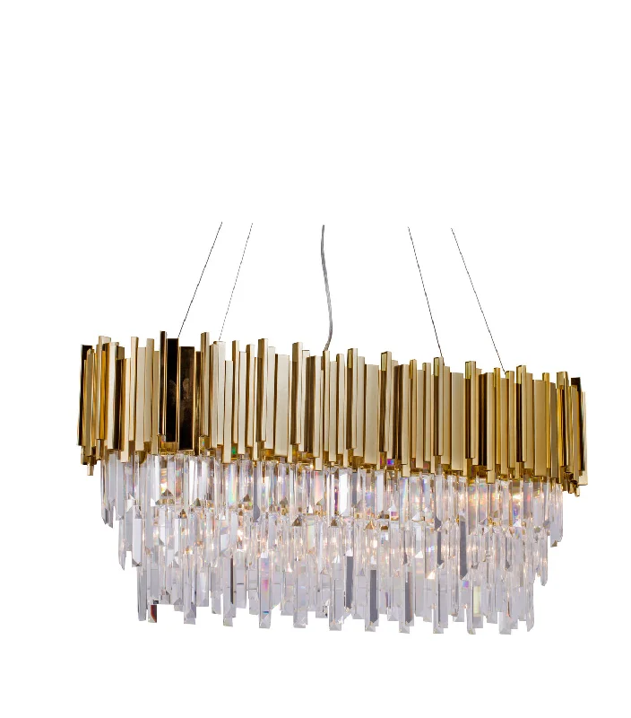 Rustic Ceiling Lights with Reclaimed Wood and Distressed FinishesRustic Ceiling Lights with Reclaimed Wood and Distressed FinishesBethel International MU11 Pendant Light - Gold