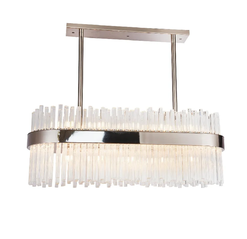 Bohemian Ceiling Lights with Beads, Tassels, and Colorful GlassBohemian Ceiling Lights with Beads, Tassels, and Colorful GlassBethel International MU14SHN Pendant Light - Chrome