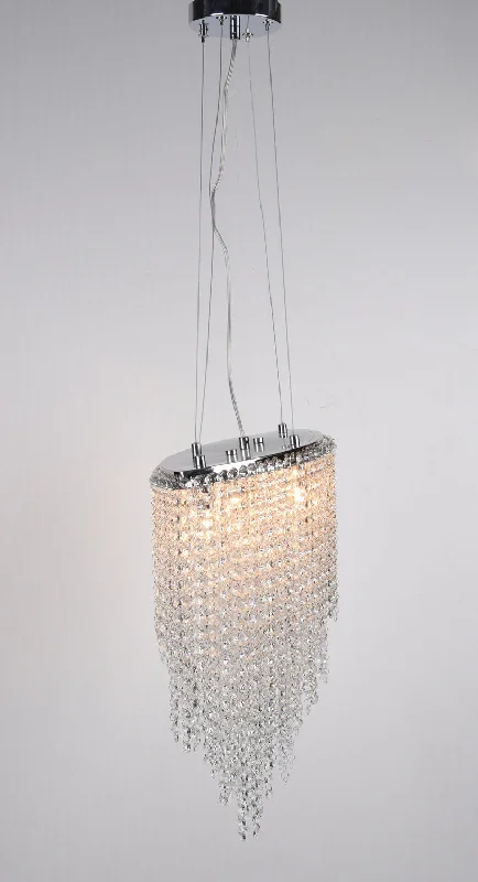 Victorian - Inspired Ceiling Lights with Ornate Crystal ChandeliersVictorian - Inspired Ceiling Lights with Ornate Crystal ChandeliersBethel International TR14 Pendant Light - Chrome